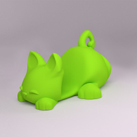  Keichain / Smartphone Stand Cat - Thumbnail 4