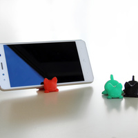  Keichain / Smartphone Stand Cat - Thumbnail 5