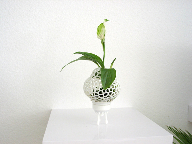 Mini Plant Space Rocket with Pot 3D Print 84205