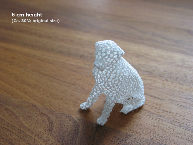 Voronoi Labrador Retriever Dog 3D Print 84261