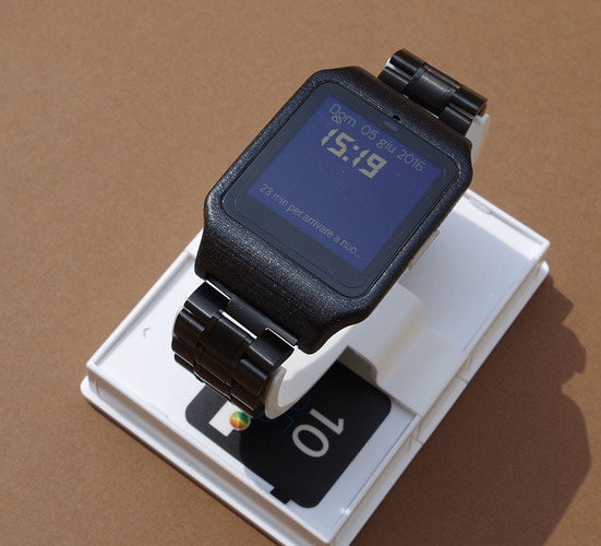 Adapter Sony smartwatch 3 holder 24mm 3D Print 84274