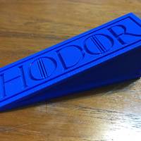 Small Hodor Doorstop 3D Printing 84382