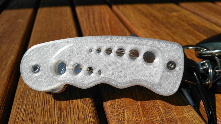 Knife-shaped Key Holder 3D Print 84482