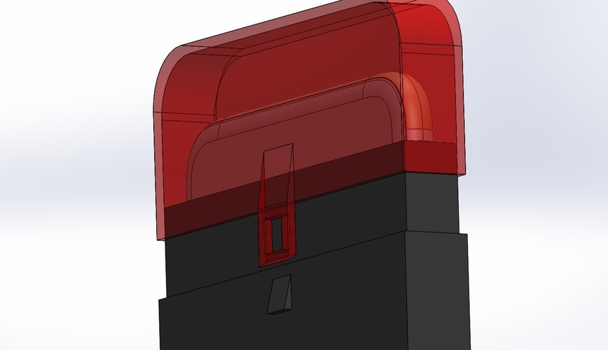 water resistant case/tail light 3D Print 84491