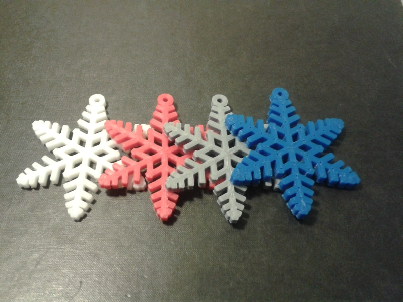 Snowflake Christmas Tree Decoration