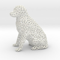 Voronoi Labrador Retriever Dog - Thumbnail 3