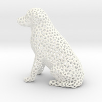 Voronoi Labrador Retriever Dog - Thumbnail 4