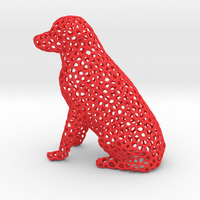 Voronoi Labrador Retriever Dog - Thumbnail 6