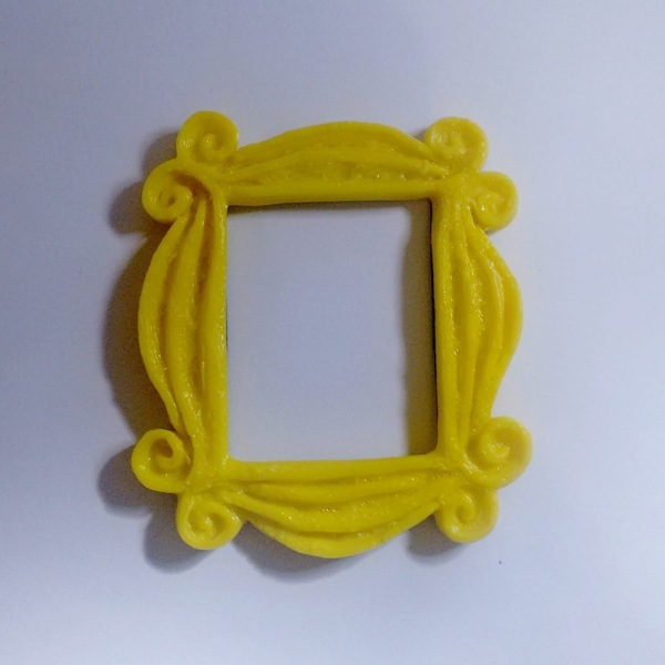 Medium Yellow Frame 3D Printing 84573