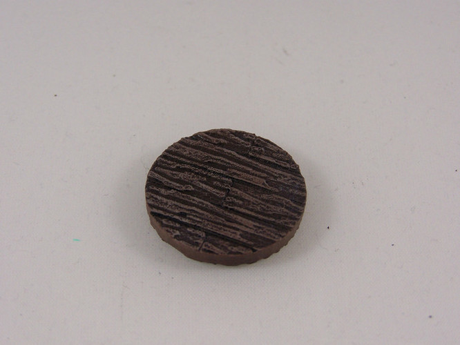 25mm Wooden Plank Base for 25-30mm Miniature Games