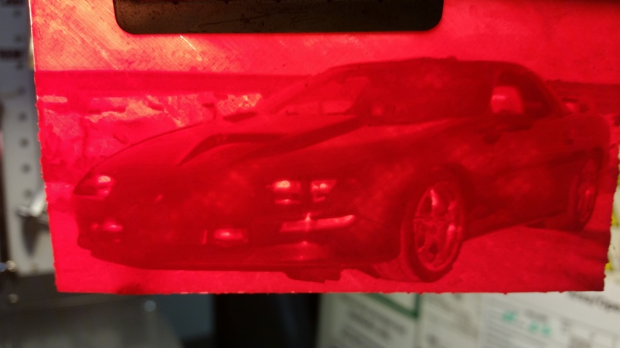 Camaro Lithopane 3D Print 84614
