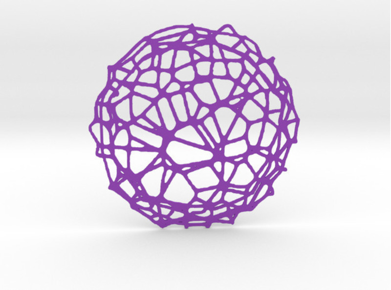 Drink coaster - Voronoi #4
