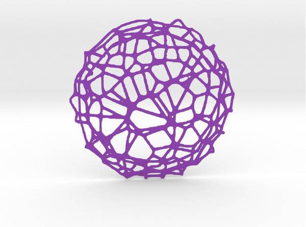 Drink coaster - Voronoi #4
