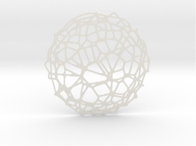 Drink coaster - Voronoi #4 3D Print 84644