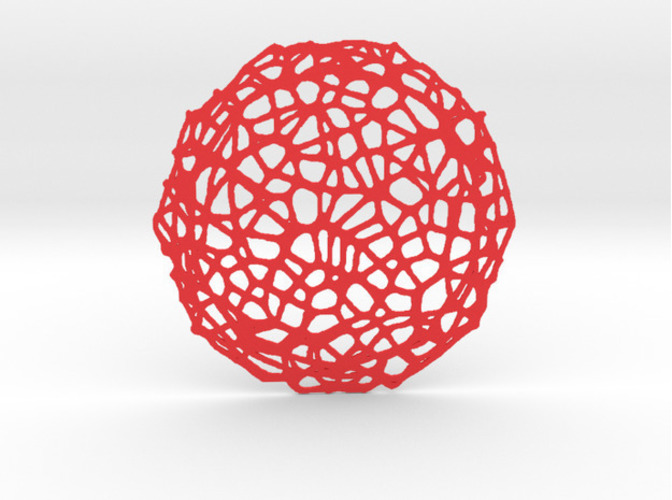 Drink coaster - Voronoi #8 3D Print 84645