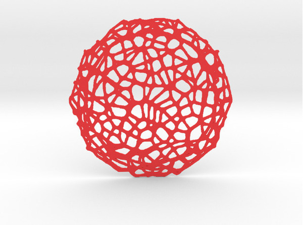 Drink coaster - Voronoi #8