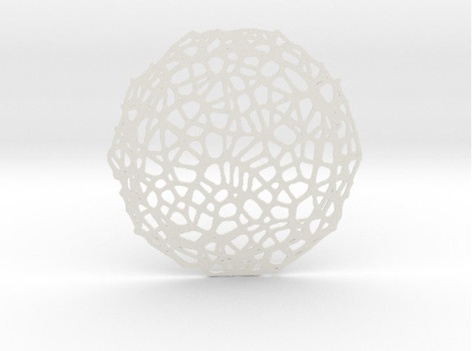 Drink coaster - Voronoi #8 3D Print 84646