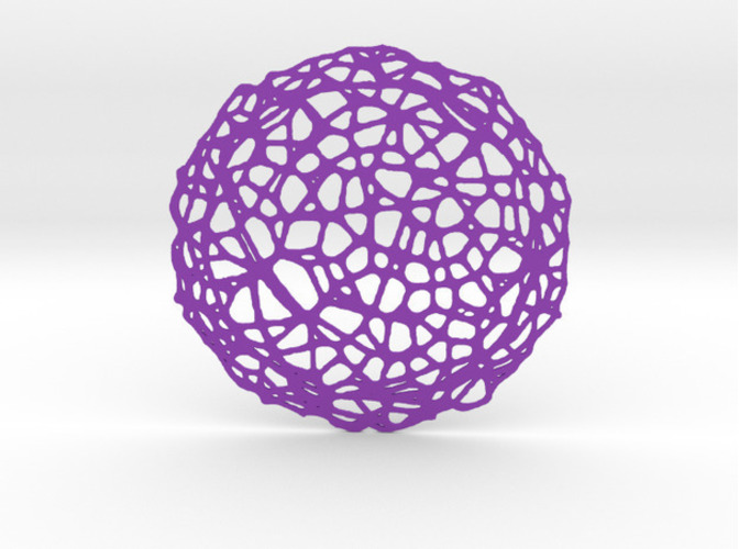 Drink coaster - Voronoi #5 3D Print 84649