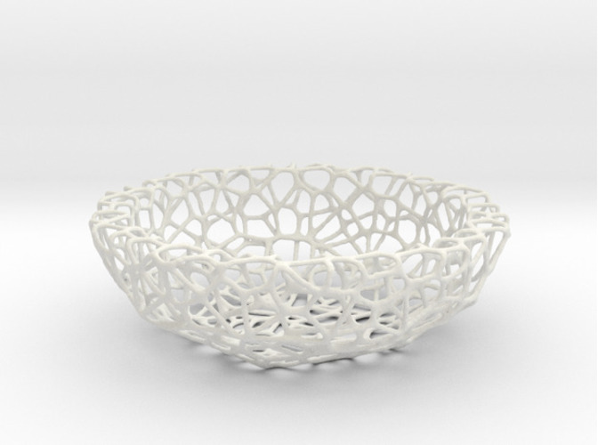 Bowl (19 cm) - Voronoi-Style #1 3D Print 84659