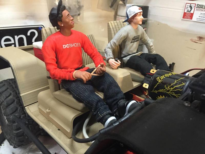 1/10 Scale Seat for your Scale Truck Old Style no head rest