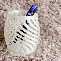 Small Stylized Pen Holder 3D Printing 84815