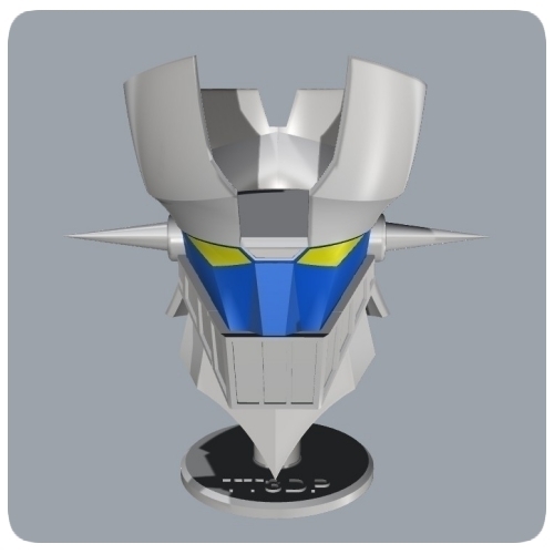 MazingerZ Head 3D Print 84906