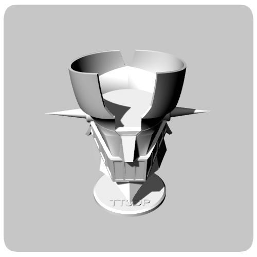 MazingerZ Head 3D Print 84915