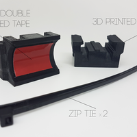 Minimalist Action Camera Mount (25mm Handlebar) - Thumbnail 3