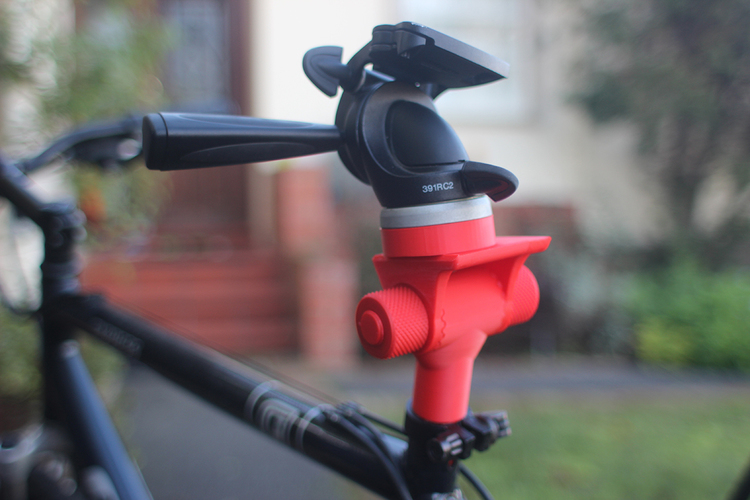 Universal Camera Bicycle Dolly Adaptor 3D Print 84988