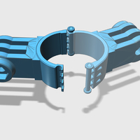 Dual GoPro Bicycle / Motorcycle bar mount - Thumbnail 2