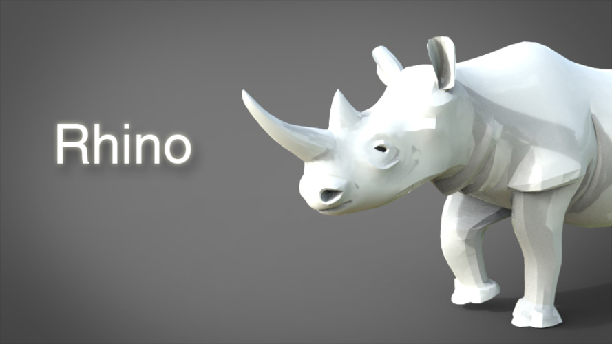 Rhino 3D Print 85035