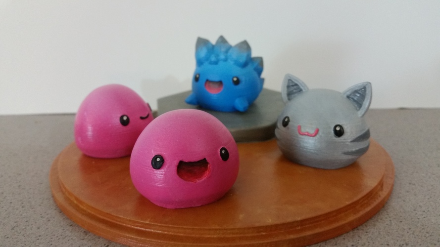 Slime Rancher - Pink Slime, Tabby Slime and Rock Slime