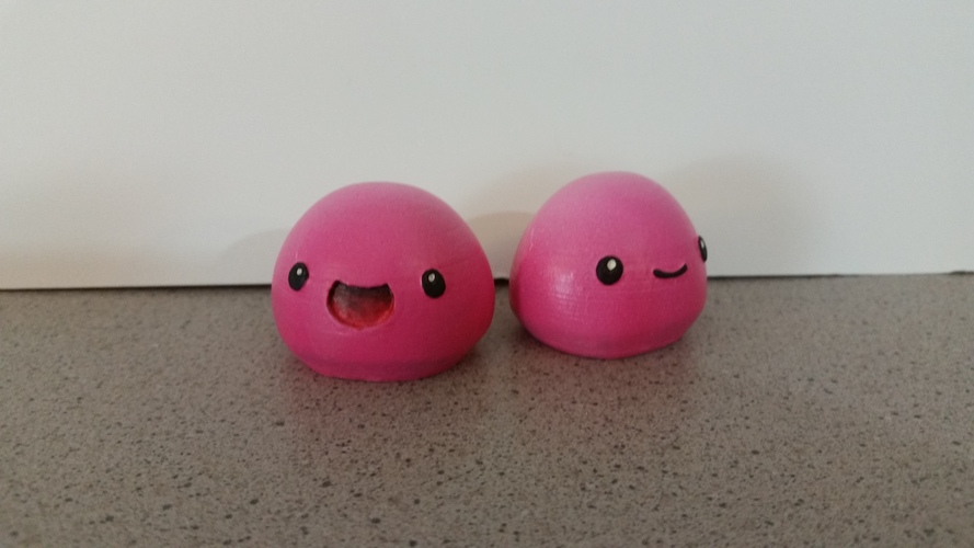 3D Printed Slime Rancher Pink Slime, Tabby Slime and