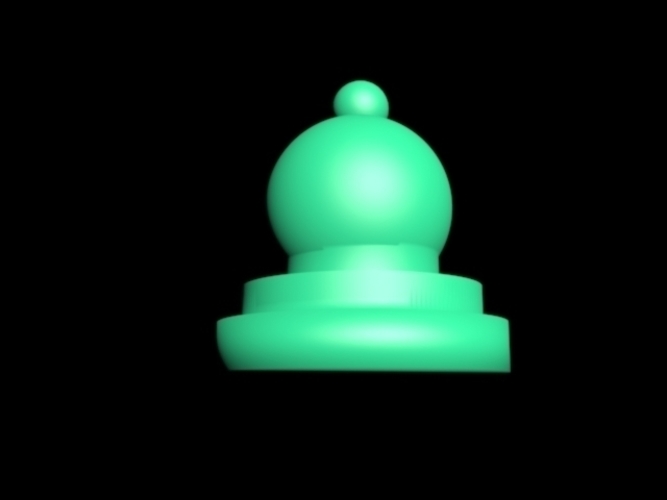 Pawn mods for Chaos Core Tech's "Chess Set - Round vs Blocky" 3D Print 85061