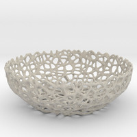 Voronoi bowl or key shell - Style #8 - Thumbnail 4
