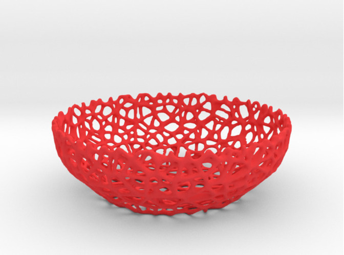 Voronoi bowl or key shell - Style #8