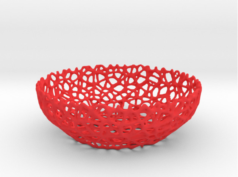 Voronoi bowl or key shell - Style #8