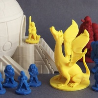 Small Adalinda The Singing Serpent Gaming Figure 3D Printing 851
