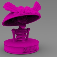 Small La Catrina ('Dapper Skeleton', 'Elegant Skull') 3D Printing 8520