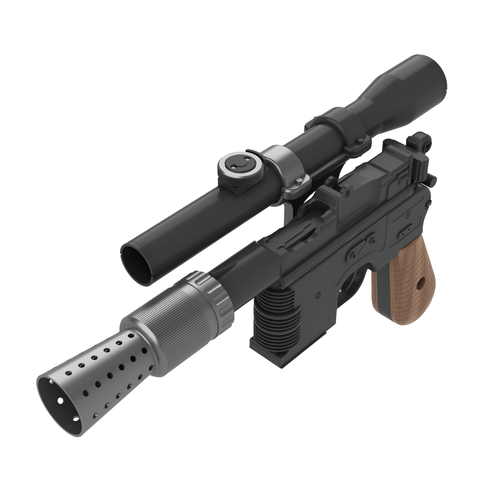 Model kit - Han Solo's DL-44 Heavy Blaster Pistol 3D Print 85249