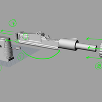 Model kit - Han Solo's DL-44 Heavy Blaster Pistol - Thumbnail 7