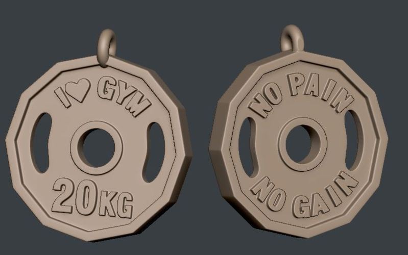 gym medal 3D Print 85378
