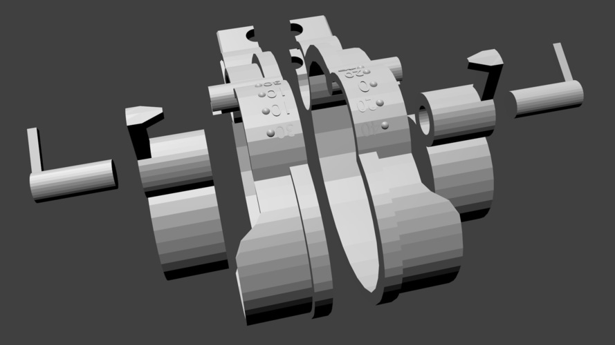 Hill Gradient Reader 3D Print 85400