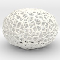 Voronoi Pearl Light Lamp No. 1 - Thumbnail 8