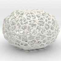 Small Voronoi Pearl Light Lamp No. 2 3D Printing 85431