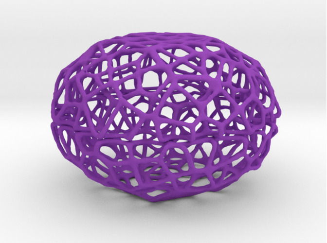 Voronoi Pearl Light Lamp No. 3 3D Print 85439