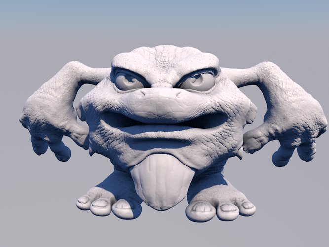 Desktop Monster 3D Print 85526