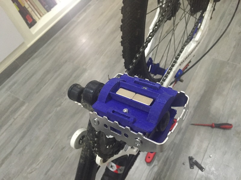 Universal Clipless Pedal And Shoes (Magnetic System)