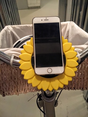 iPhone Bike Mount - Sunflower Style