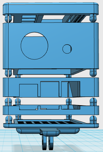 Snapped together Raspberry Pi Modular Case 3D Print 85840